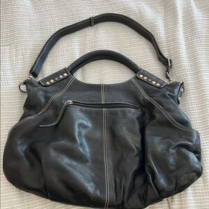 Barr & Barr  Black Leather Handbag/Crossbody bag